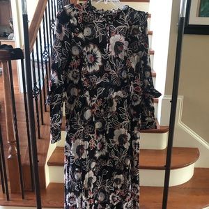 Floral Print Maxidress, Size L